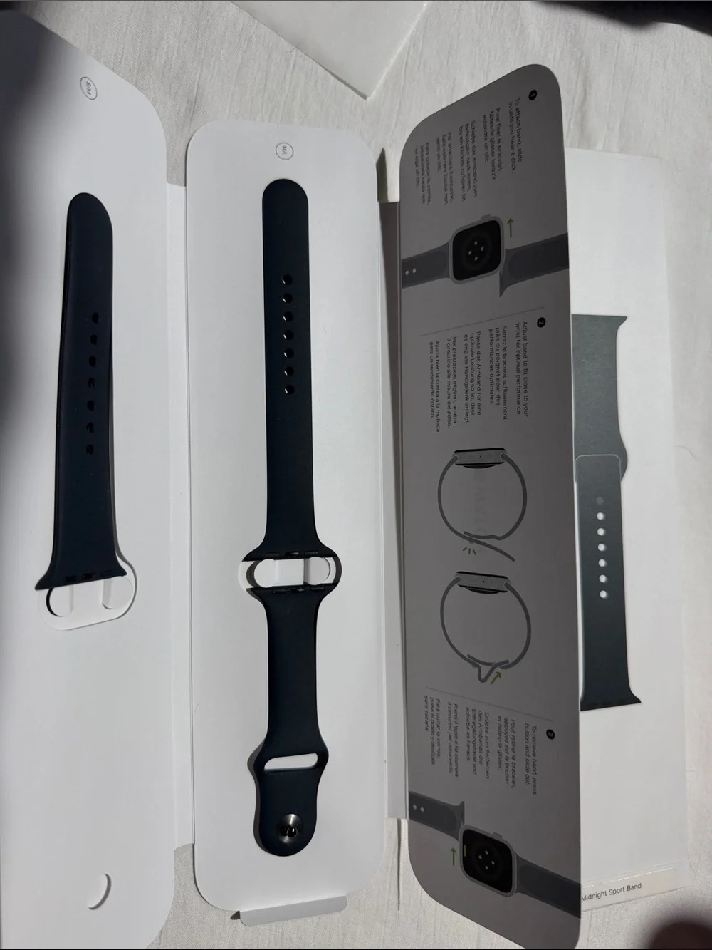 Black Sport Silicone Apple Watch Band for Smartwatches